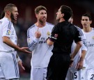 Karim Benzema, Sergio Ramos argue with referee