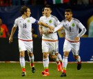 Andrés Guardado, Jonathan dos Santos and Oribe Peralta