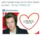 Harry Styles Buys Hayden Kays Artwork