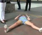 Woman Throws Tantrum