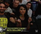 Seth Rollins next to NXT Diva Zahra Schreiber