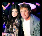 Bruce posing with daughter Kylie Jenner