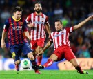 Lionel Messi Playing Atletico Madrid