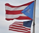 Puerto Rican and U.S. flags american