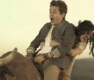 John and Katy on the set of music video 
