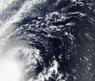 Tropical Storm Koppu with it's low level circulation center on October 14, 2015