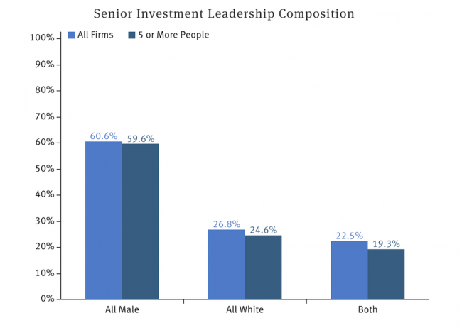 All white senior leadership Diversity in VC report 2015