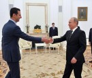 Assad Travels to Moscow, Thanks Putin for Russian Strikes