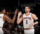 Cleveland Cavaliers Power Forwards Tristan Thompson and Kevin Love