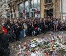 Minute's Silence Held In Paris To Honour The Victims Of The Terrorist Attack