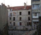 Damaged Building - Paris Raid in Saint-Denis 