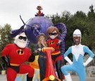 Holly Hunter Meets The Incredibles At Disneyland