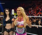 Paige spoils Charlotte's Divas Championship Celebration: Raw, Sept. 21, 2015