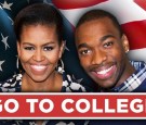 Michelle Obama and Jay Pharoah 