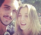 Actress Kaley Cuoco and Tennis player Husband Ryan Sweeting have matching tattoos