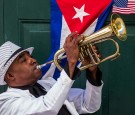 Cuba flag trumpet cuban