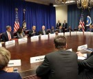 President Barack Obama Meets With Agriculture And Business Leaders