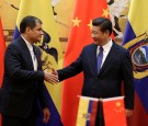 Ecuador President Rafael Correa Meets With Chinese Counterpart Xi Jinping