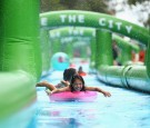 Sydneysiders Enjoy Giant Waterslide