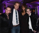 August Getty, Erik Asla, Tyra Banks and Natalia Getty