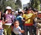 Indigenous children in Quito, Ecuador