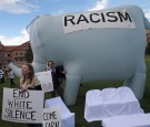 Activists Demonstrate Outside Of The Republican Presidential Debate In Boulder