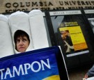 Protestors Demonstrate Against Animal Experiments At Columbia University