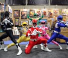  The iconic Mighty Morphin Power Rangers strike a pose at San Diego Comic-Con International on July 26, 2014 in San Diego, CA.