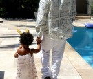 Blue Ivy Carter and Jay-Z